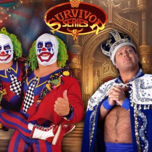 Special limited-edition autographed photo – signed by Jerry Lawler, Doink and Dink